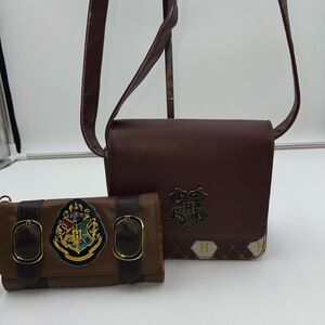 Brown Crossbody Bag Set